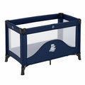Foppapedretti Culla da Viaggio Teddytour, Pieghevole con Ampia Ventilazione, Stabilità Migliorata, Borsa Inclusa, Blu 78x67x127 cm