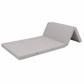 Materasso Singolo 80x190 cm Waterfoam Multiuso Pieghevole Grigio