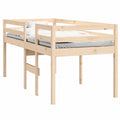 Letto a Soppalco in Pino Massello 90x200 cm