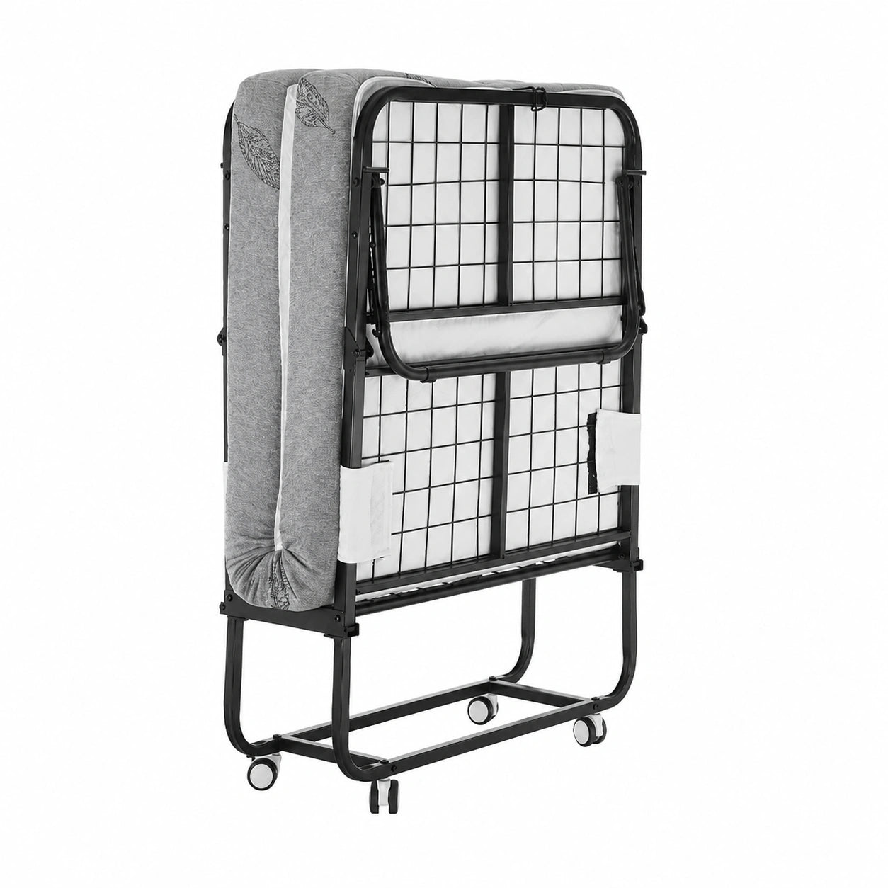 VEVOR Letto Singolo Pieghevole con Materasso in Memory Foam, Struttura Robusta 810x1900 mm