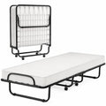 Letto Pieghevole Portatile in Memory Foam con Struttura Metallica